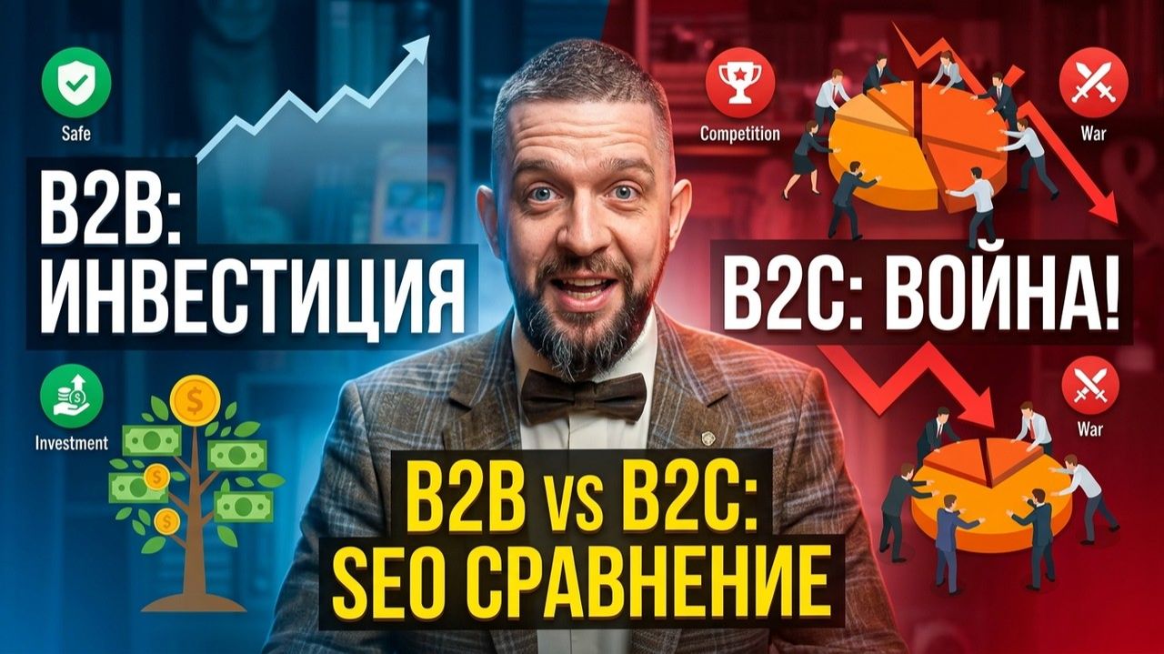 SEO в B2B vs B2C: тихая инвестиция или постоянная война смотреть онлайн
