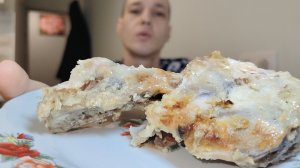 Мукбанг запечённая курица