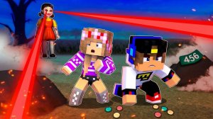 МОЙ ДРОН снял ИГРА В КАЛЬМАРА в МАЙНКРАФТ НУБ И ПРО ЭВОЛЮЦИЯ ВИДЕО MINECRAFT Евгенбро
