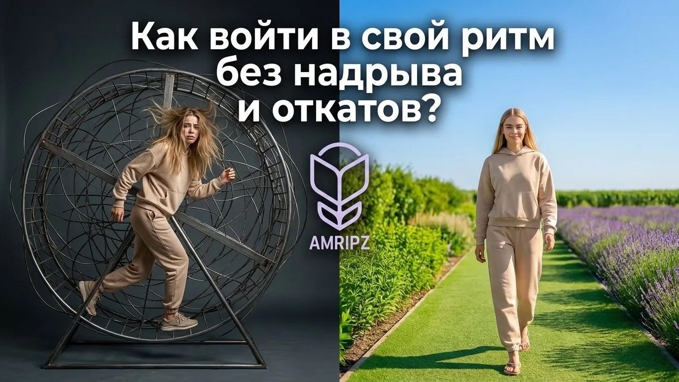 Эффективность: как войти в достаточный ритм движения без волевых, лени и откатов.