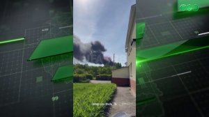 При пожаре на нефтебазе в Нурлино пострадали три человека