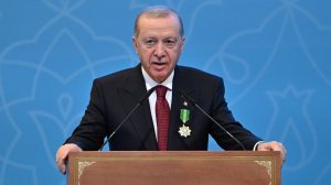 Эрдоган стал первым награжденным новым казахстанским орденом Ходжи Ахмеда Яссауи