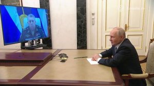Доклад командующего РВСН Сергея Каракаева об успешном испытании ракеты «Сармат»