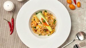 Рис с жареными креветками по-китайски