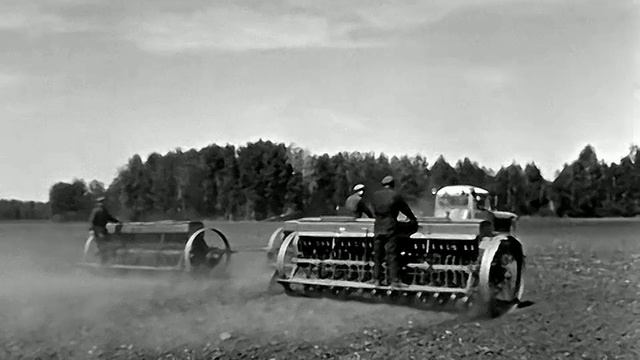 1977 год. Нижнетавдинский район. Сев и боронование