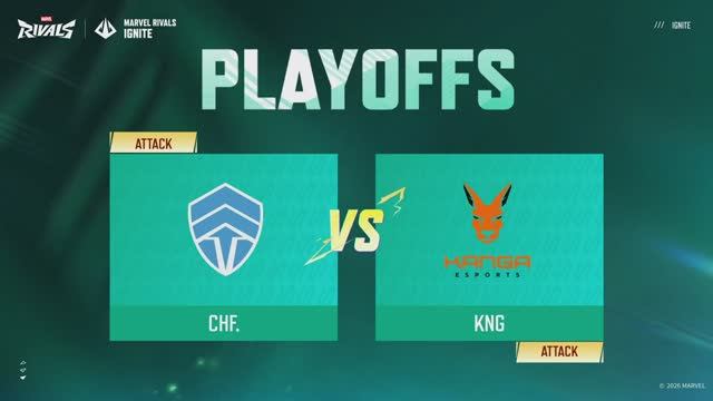 MRI 2026 Preseason Playoffs Day 4 - OCE [CHF. vs KNG] | TheChiefs vs  KANGAESPORTS | Marvel Rivals