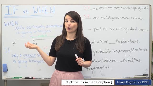 How to Properly Use IF and WHEN - Learn English Grammar смотреть онлайн