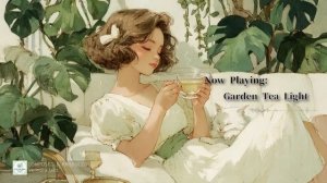 Soft Swing Jazz ☕ Quiet Afternoon Tea in the Green Terrace