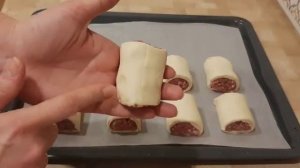 Как приготовить пирожки с мясом из слоеного теста. Обзор.