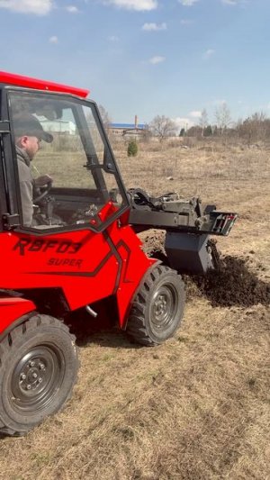 Траншеекопатель • Мини-Погрузчик RED Super • Навесное оборудование • RED Engineering