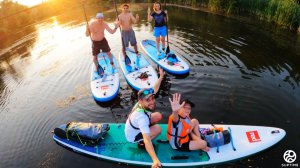 САПТАЙМ - SUP-путешествие. Река Калитва,  Ростовская область. Сапборды Red Paddle