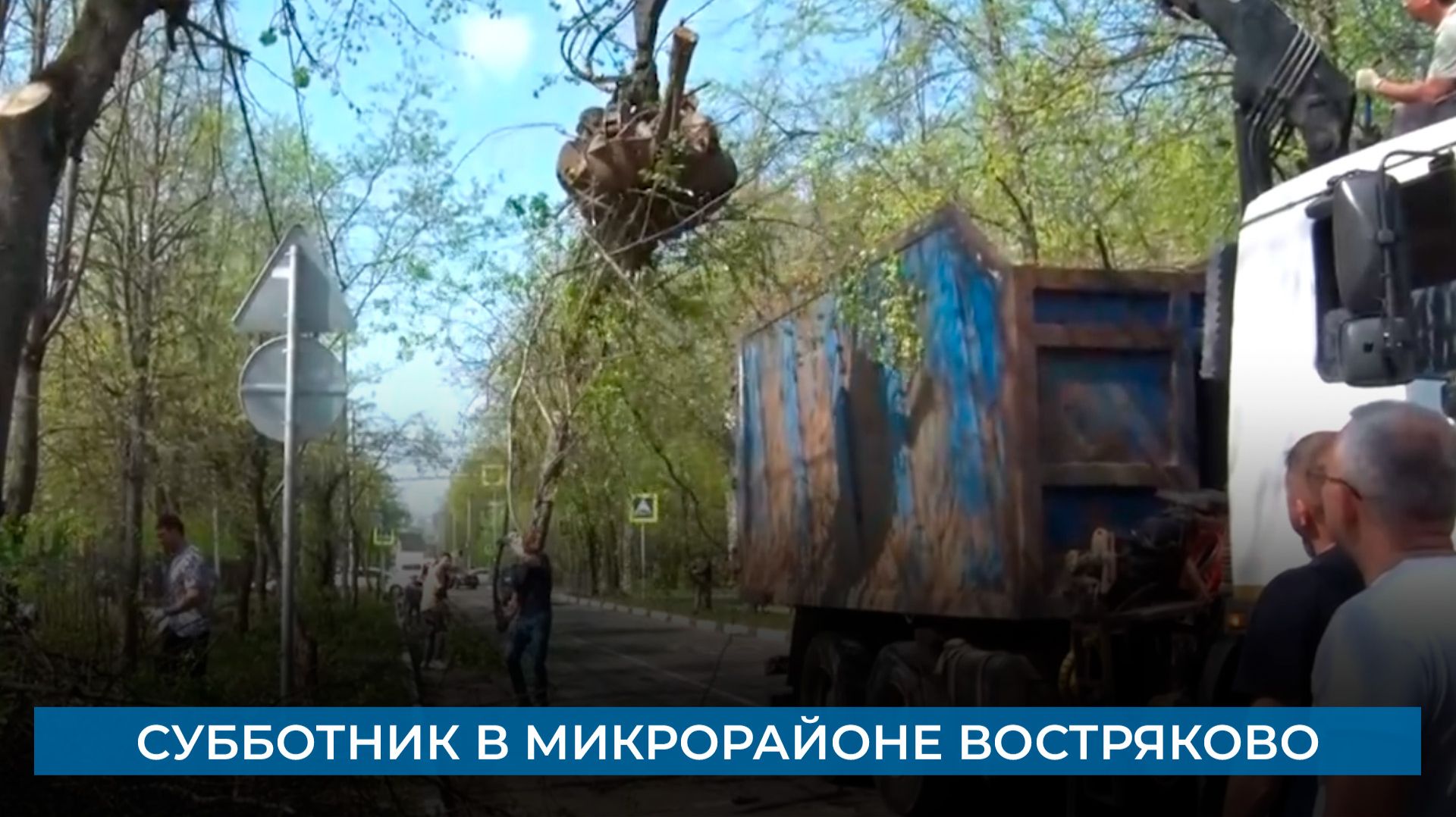 Субботник в микрорайоне Востряково