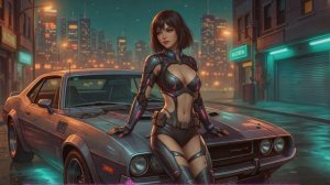 2044 ⧸⧸ Retro Night Drive & Neon Vibes ｜ Synthwave, Cyberpunk, Retrowave, Futurewave