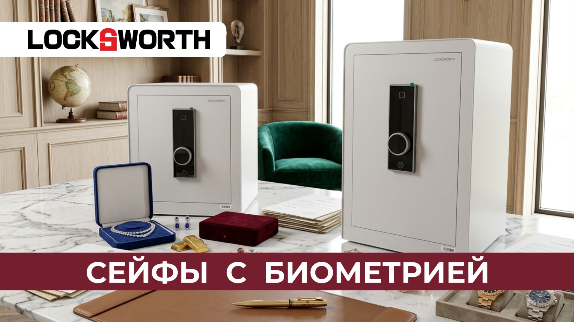 Сейф с биометрией LockSworth смотреть онлайн