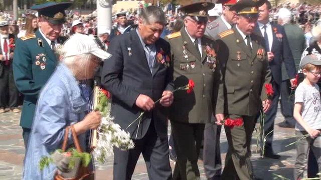 Военный парад и шествие БЕССМЕРТНОГО ПОЛКА в Иванове 9.05.19 года