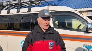 Тренировка спасателей, санавиации на Камчатке