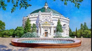 Открытие панорамы, созданной к 50-летию обороны Севастополя