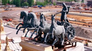Близится к завершению реконструкция Центрального Московского ипподрома.