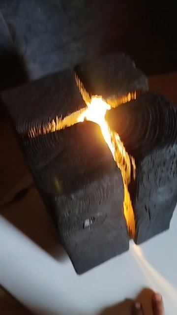 Hand made Alex Strange - Fire Lamp