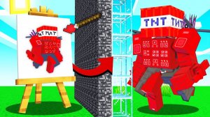 Я тайно ЖУЛЬНИЧАЛ рисуя мобов в БИТВЕ СКИБИДИ ТУАЛЕТОВ в Майнкрафте!