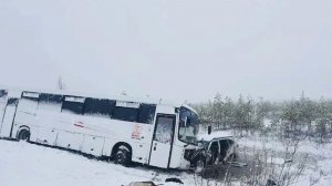 Заключили под стражу водителя автобуса после ДТП на трассе Сургут - Когалым