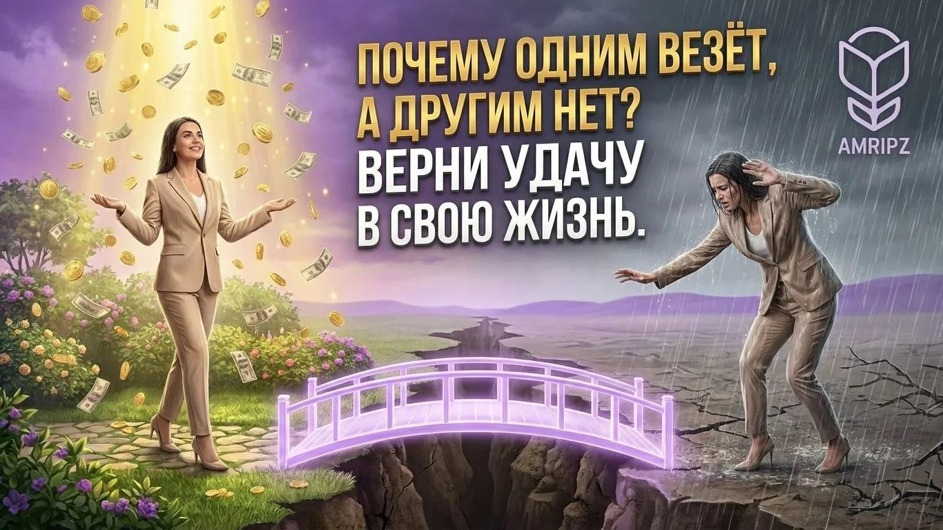 Как вернуть в свою жизнь удачу? Почему одним везет, другим -нет. Теория + терапия