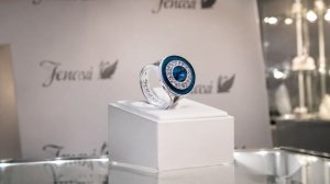 Кольцо Color-11, 19 (Родирование. Кристалл Swаrоvski) «Jenavi»,  К4-005