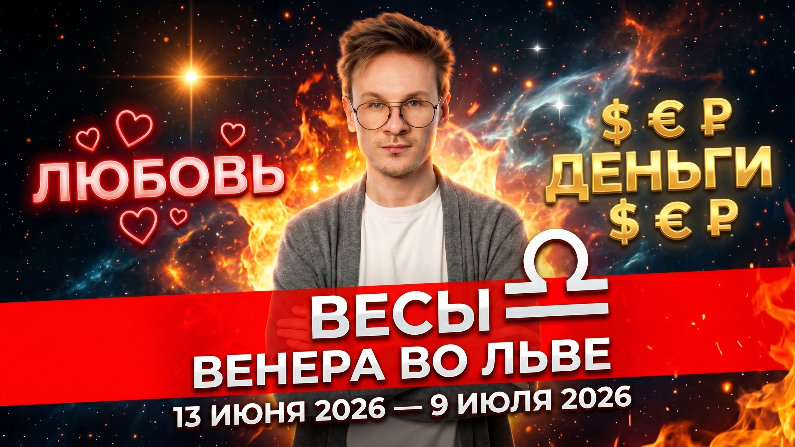 ВЕСЫ - гороскоп на Июнь 2026, Венера во Льве смотреть онлайн