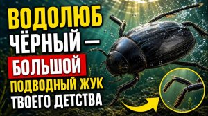 Водолюб Чёрный — Большой Подводный Жук Твоего Детства,  О Котором Ты Ничего Не Знал