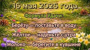 Народные приметы на 16 мая 2026 года