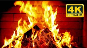 Fireplace 4K | Камин 4К | Звуки камина | Звуки огня | Камин | Звуки для сна