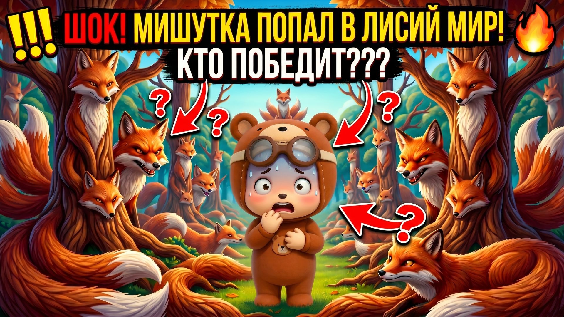 ЛИСЬИ ХВОСТЫ ЛЕТЯТ ТУТ И ТАМ, БРУНО ПРИШЁЛ!