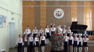 Любимые весенние песни младшего хора 2026 года. Младший хор «Веселые нотки»