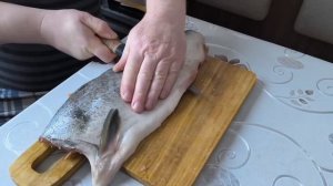 Филейный нож Кижуч в работе