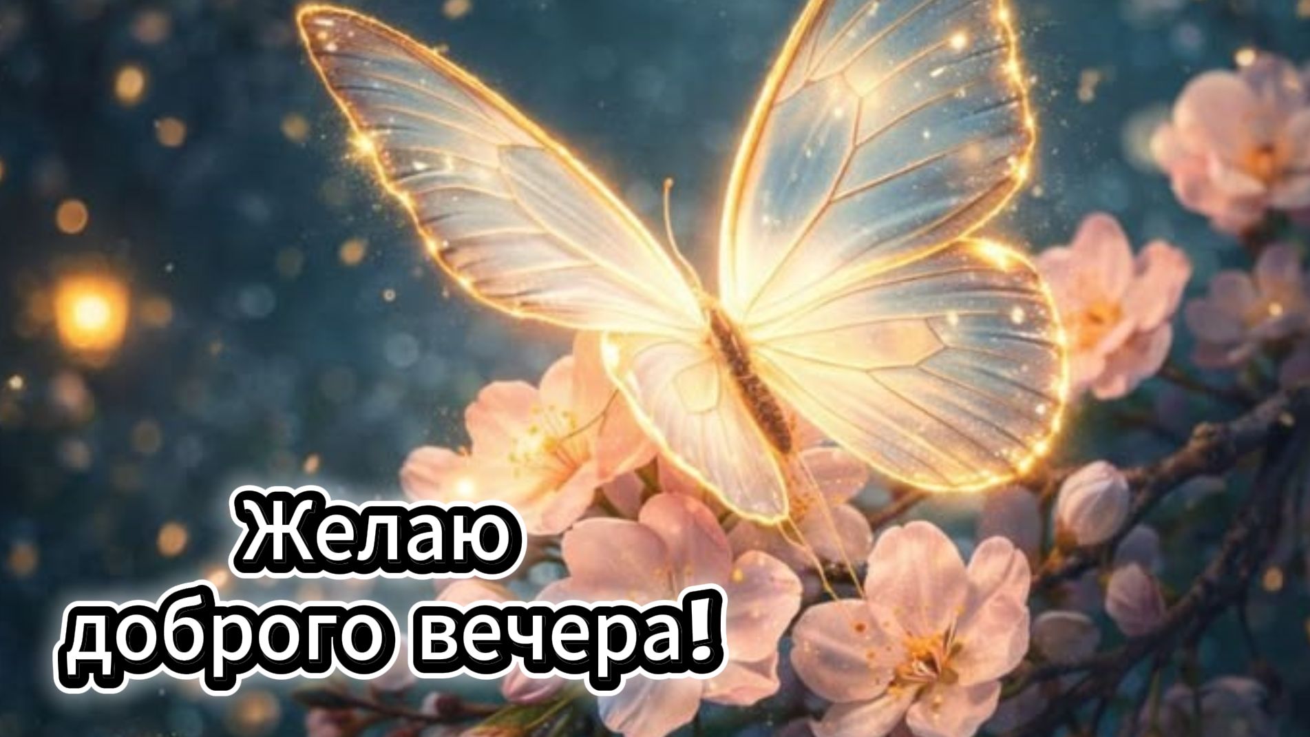 Добрый вечер: желаю доброго вечера и открытка | Домохозяйка