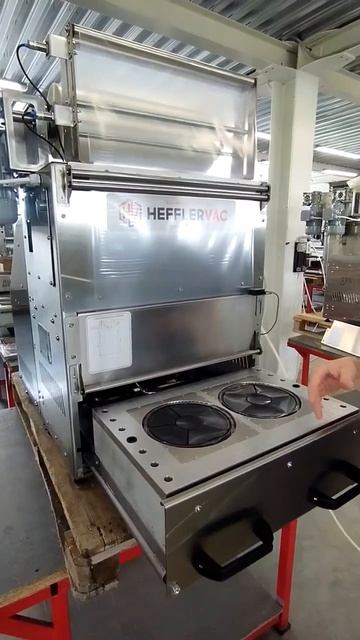 Серия Стандарт увеличенный габарит вакуум-газ 2 круглых секционных лотка ф 200 мм