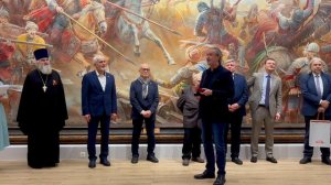 Андрей Ковальчук, председатель Союза художников России на открытии галереи Василия Нестеренко