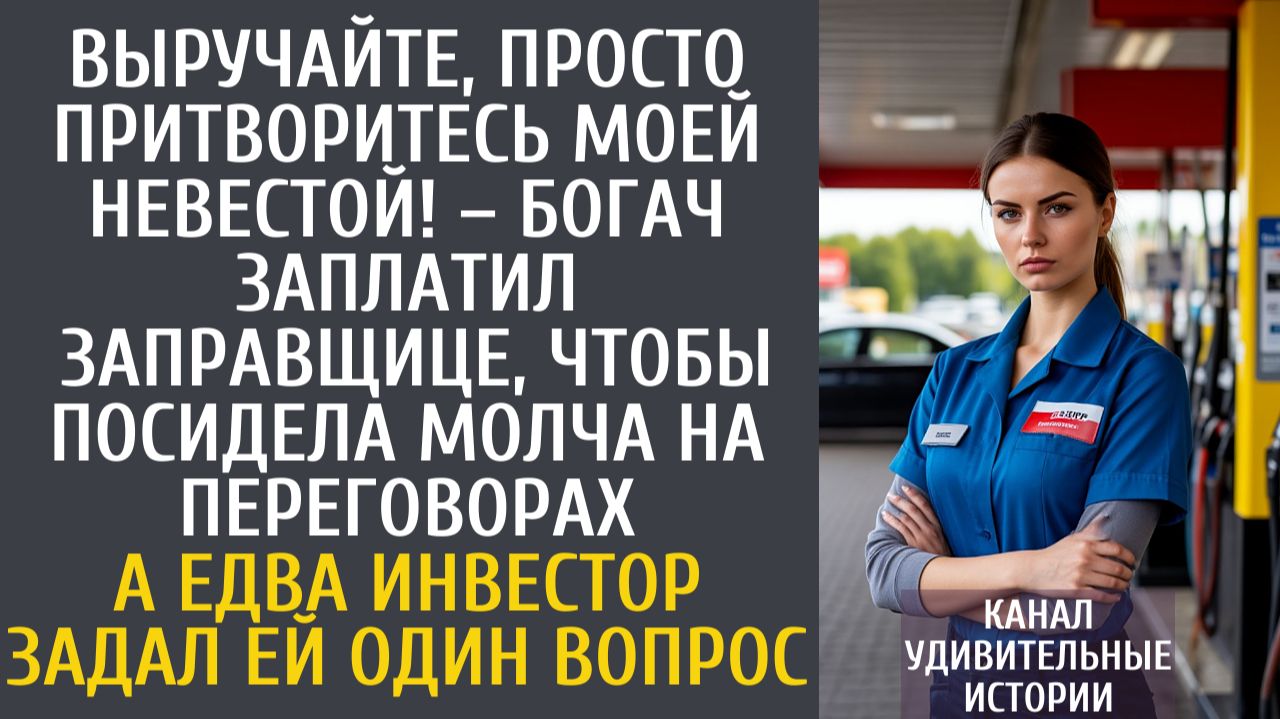 Истории из жизни Выручайте, притворитесь моей невестой! – богач заплатил заправщице, чтобы посидела…
