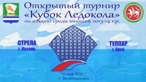 КУБОК ЛЕДОКОЛА 15-17 мая Матч 6 «Стрела» г. Казань - «Тулпар» г. Арск