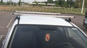 Установка багажника на гладкую крышу автомобиля (крепление под арку двери). Адаптеры aD-1