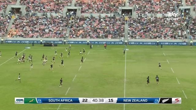 HIGHLIGHTS  New Zealand U20 v South Africa U20  U20 Rugby Championship, 2026
