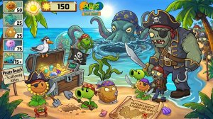 Зомби против растений Plants vs Zombies ПвЗ Растения против Зомби-2 PvZ Fusion Битва прохождение топ