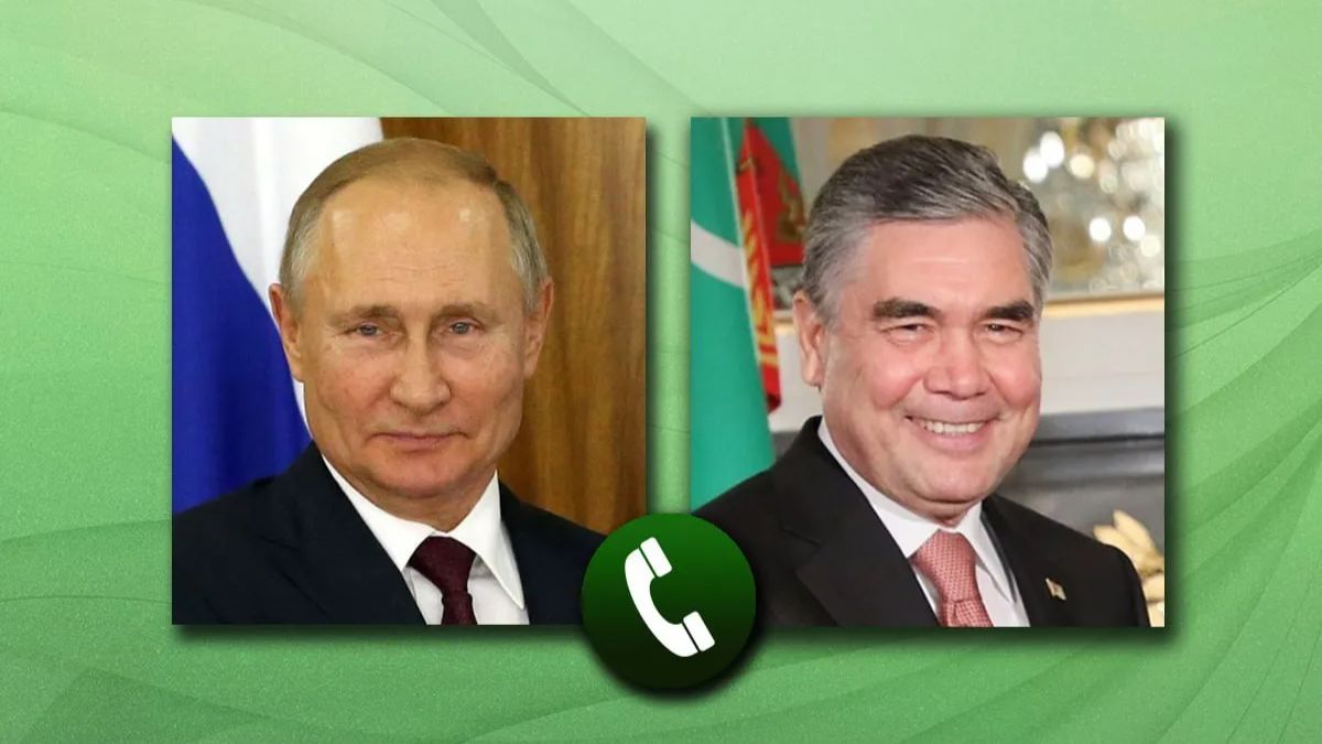 Владимир Путин с Председателем Народного совета Туркменистана Г.Бердымухамедовым, 13 мая 2026 года