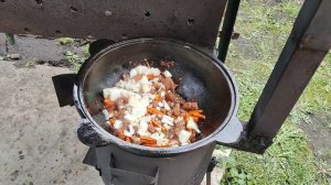 Плов на костре