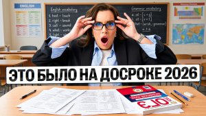 РАЗБОР ДОСРОКА ОГЭ ПО АНГЛИЙСКОМУ | ЭТО БЫЛО НА ЭКЗАМЕНЕ 2026