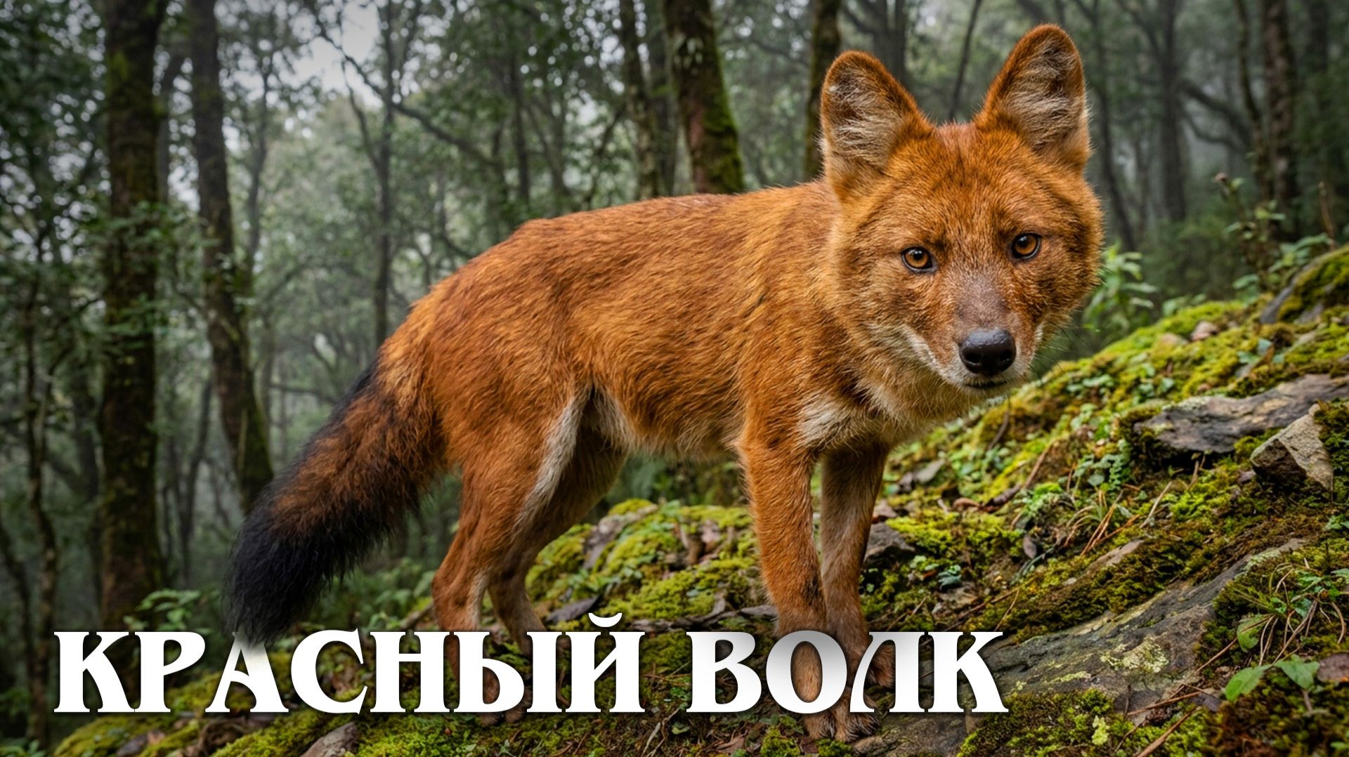 Красный Волк: Редкий Хищник Азии | Интересные факты про волков