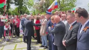🔥💐🤗 День Победы перед памятником АЛЁШИ в Пловдиве -9 мая 2026 г.