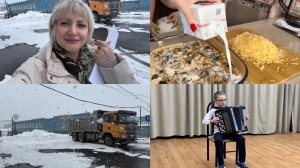 Норильск/ МАЙСКИЙ СНЕГОПАД/ У Мирона экзамен/ Доча учит готовить))