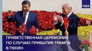 Приветственная церемония по случаю прибытия Трампа в Пекин