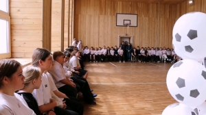 Открытие после ремонта спортзала школы № 90 рп. Чунский
